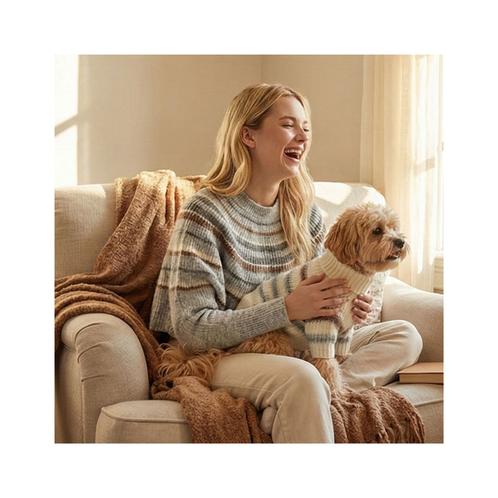 Wev Wev™ Striped Capelet Sweater - for you