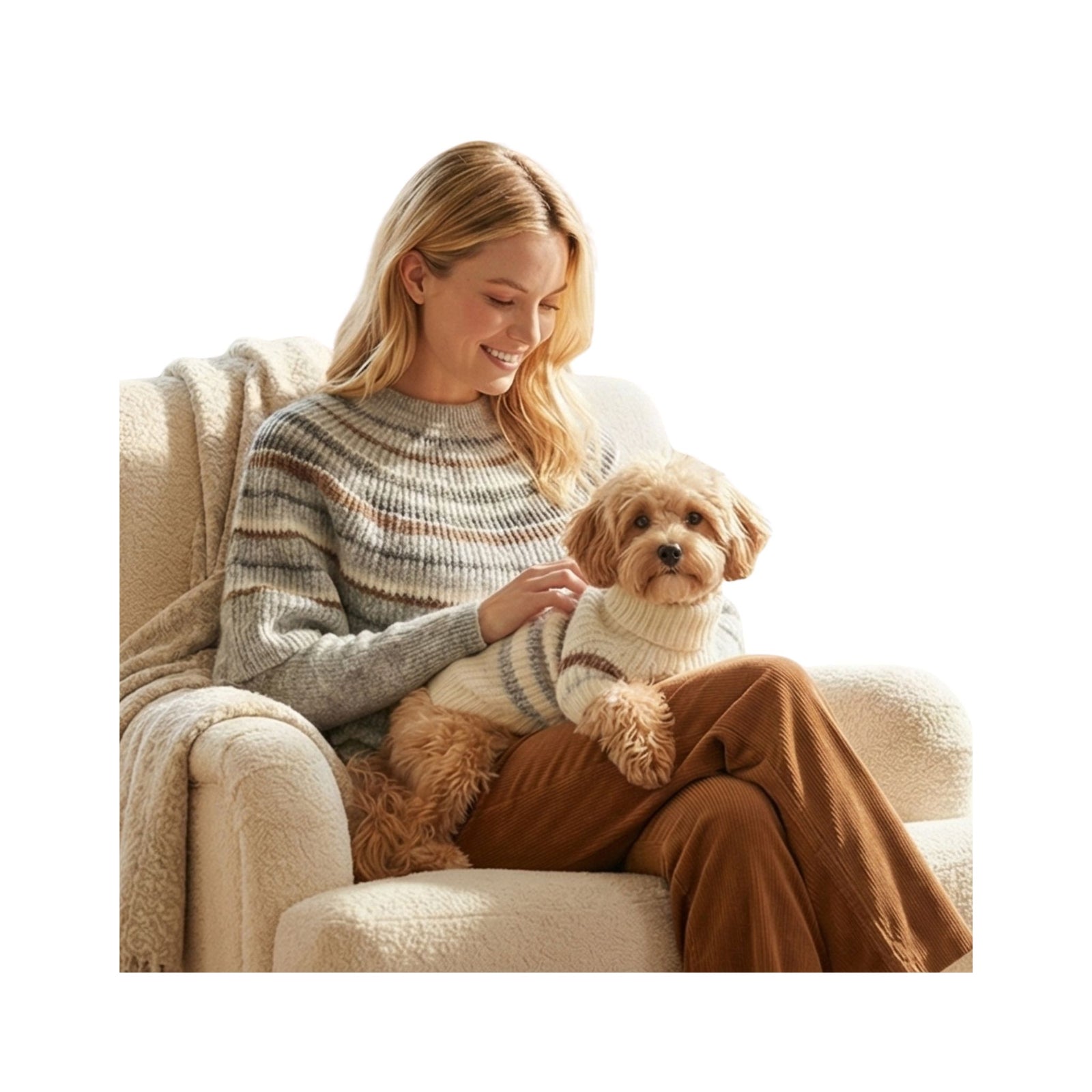 Wev Wev™ Striped Capelet Sweater - for you